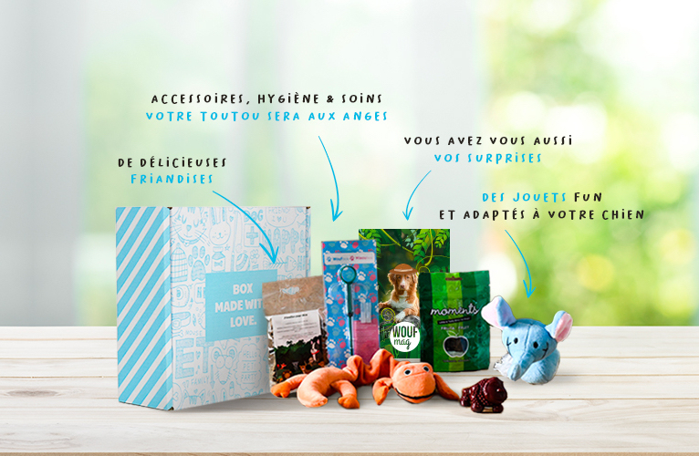 Les produits de la Woufbox