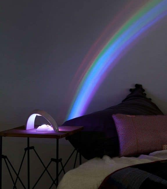 Projecteur lampe arc en ciel