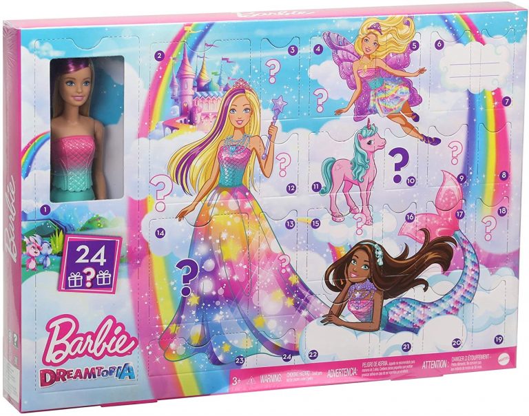 Calendrier de l'avent enfant de Barbie