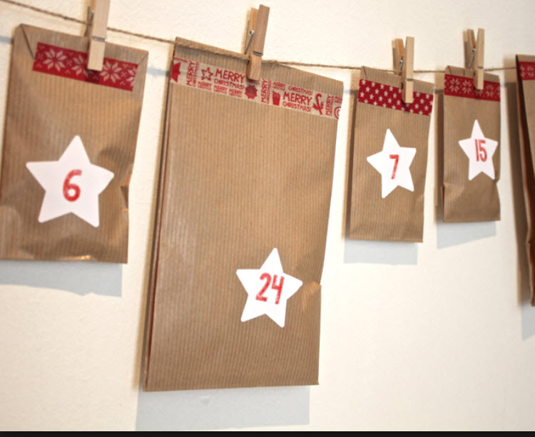 Calendrier de l'avent Home Made