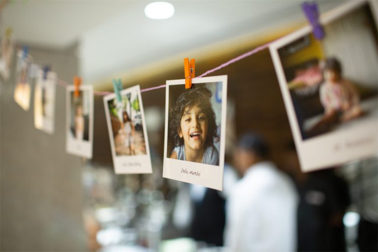Des photos dans un calendrier de l'avent