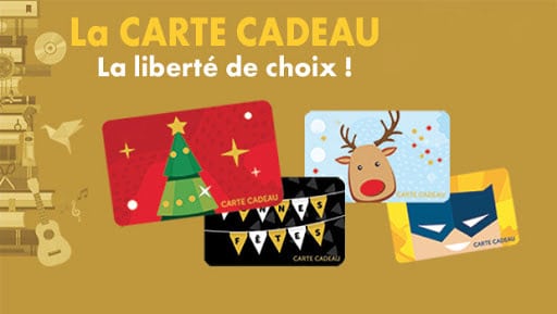 Carte cadeau multi enseignes