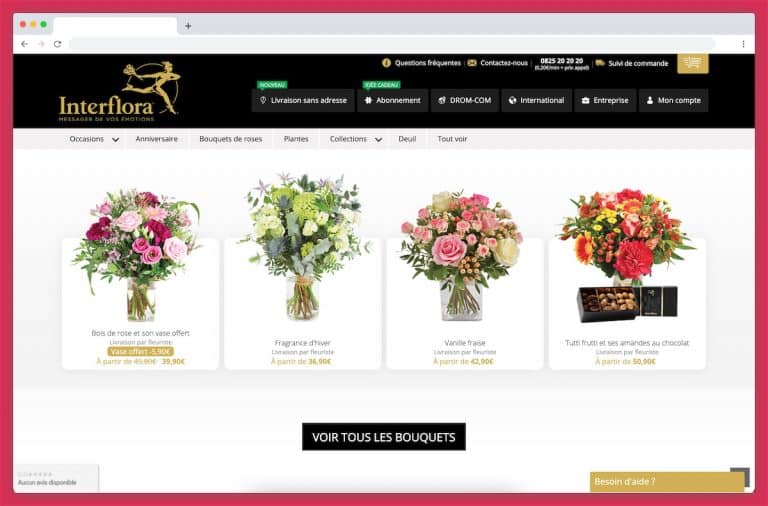 Interflora : une référence dans la livraison de fleurs