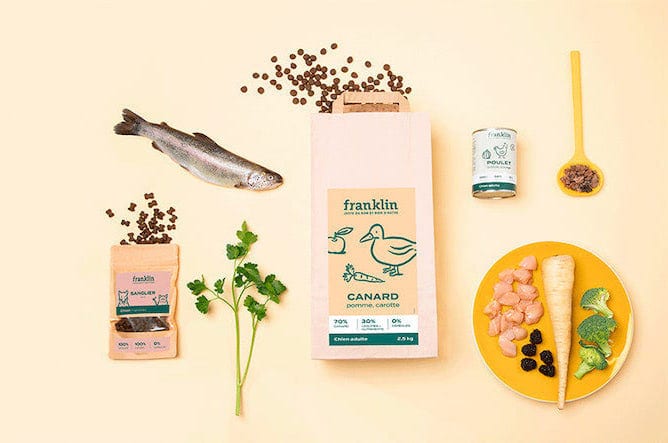 Les croquettes pour chiens et chats Franklin Pet Food