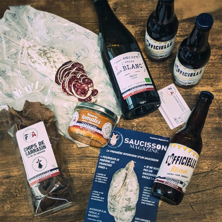 Un coffret de la Fédération Française de l’Apéritif pour les papas bons vivants