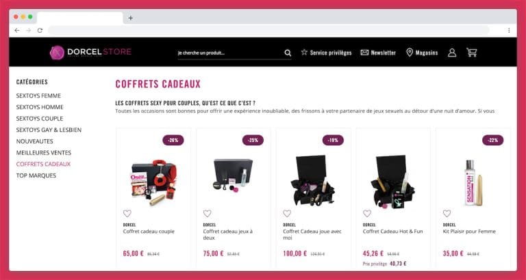 Dorcel Store, notre coup de cœur