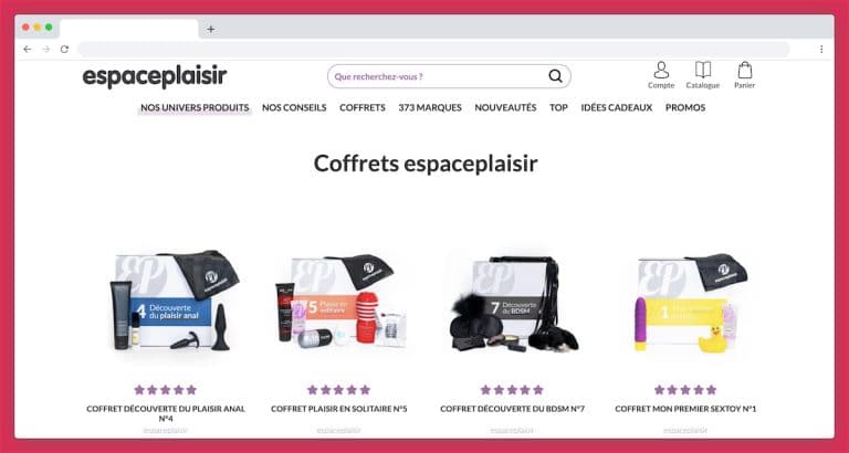 Espaceplaisir, un coffret pour chaque envie