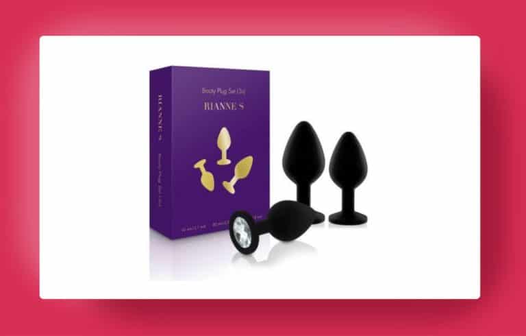 Le coffret Booty Plug Anal Noir Rianne S