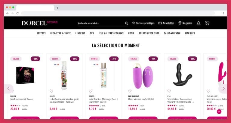 Dorcel store : le sex shop de référence