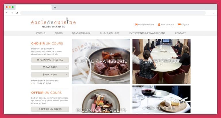 L’école de cuisine Alain Ducasse