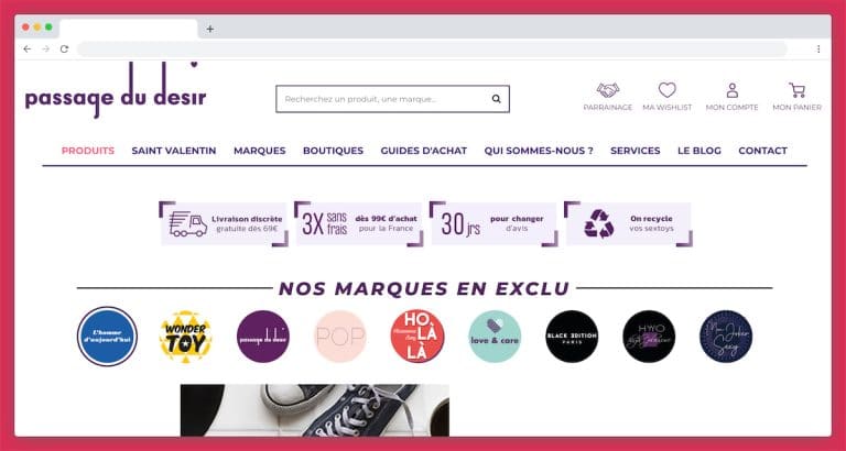 Passage du désir : le Sex Shop en ligne ludique et décomplexé