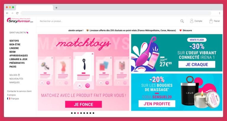 Sexy Avenue : LE précurseur en matière de Sex Shop en ligne