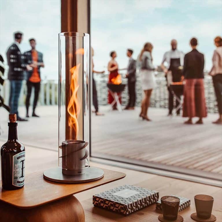 Cheminée portable pour une atmosphère chaleureuse