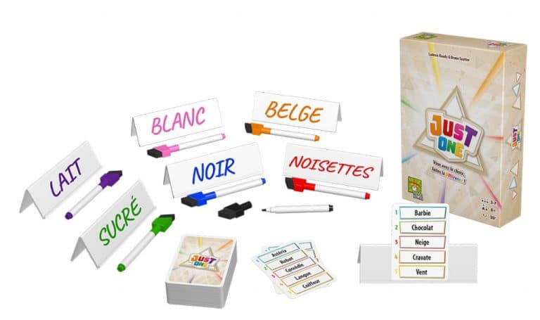 Just One, un jeu de société de famille collaboratif distingué par le Spiel des Jahres