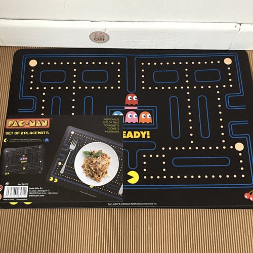 Set de table Pac Man, le cadeau geek pas cher
