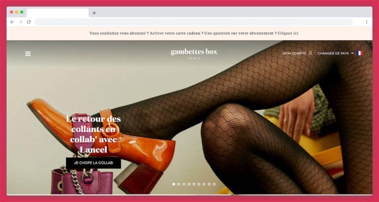 Gambettes Box : la box qui vous fait de belles jambes