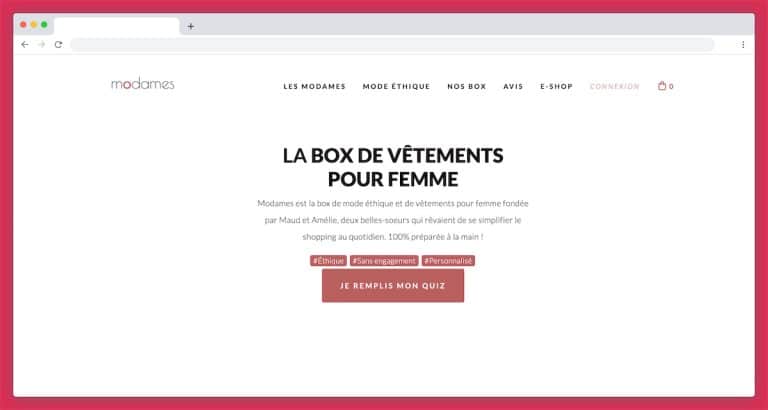 Modames : la mode éthique livrée chez vous