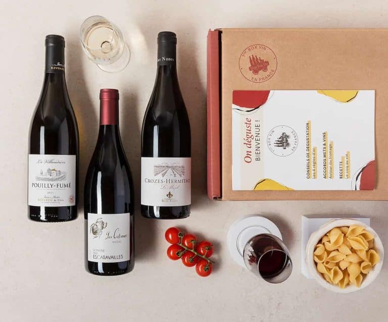 Une box de vin
