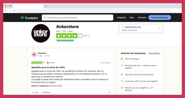 Comment Ankorstore est-il noté par les utilisateurs ?