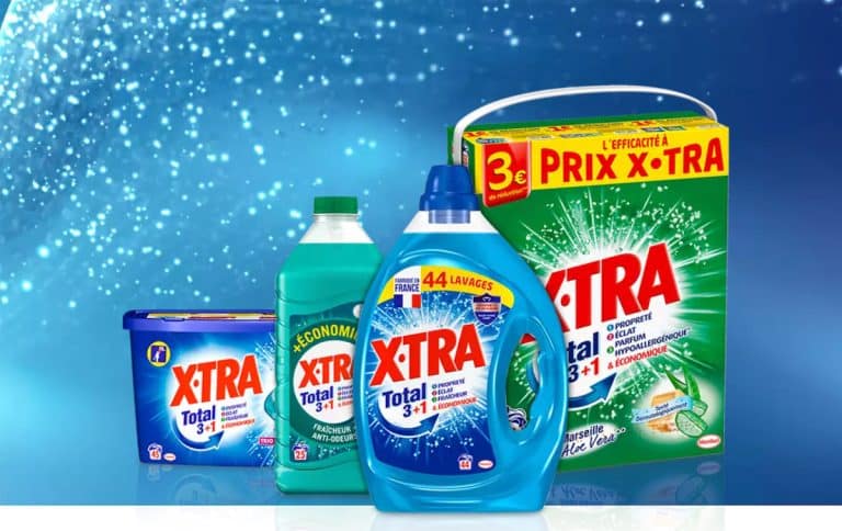 X-TRA : la lessive aux parfums variés et innovants