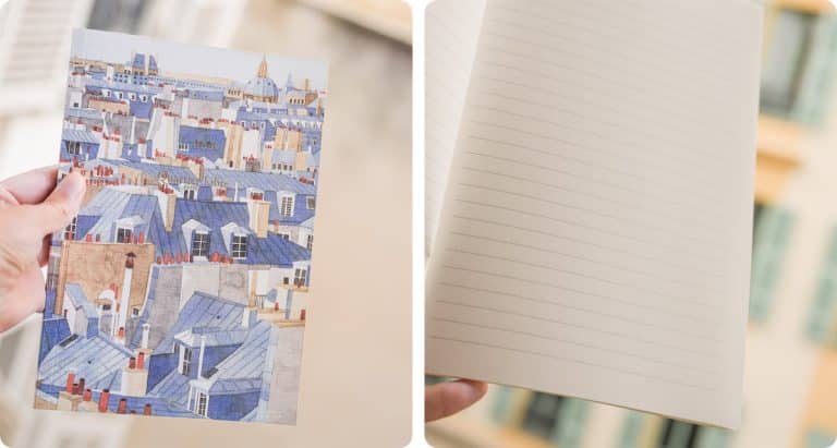 Un Carnet Quartier Libre - Toits de Paris pour les amoureuses de l'écriture
