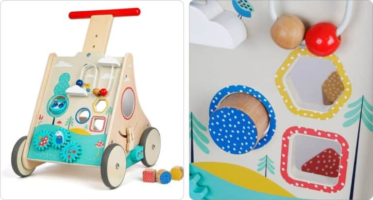 Chariot de marche multi-activités pour aider les petits à faire leurs premiers pas