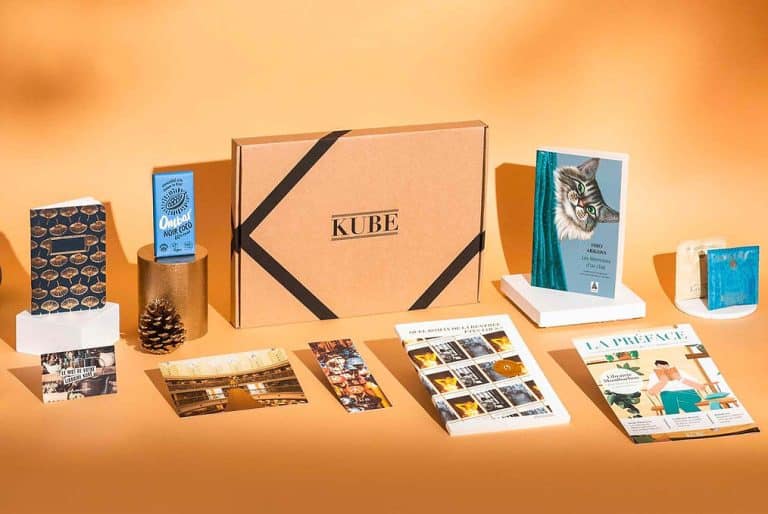 La box livre Kube, une idée cadeau pour hommes de 25 ans amateurs de lecture