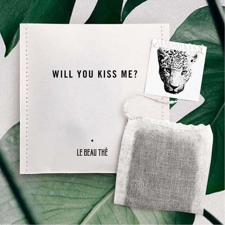 Sachets de thé personnalisés en coffret Le Beau Thé