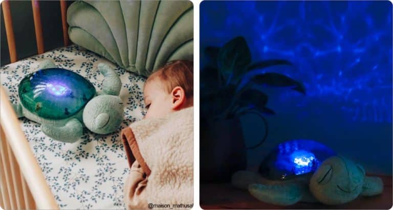 Veilleuse tortue aquatique en tissu recyclé