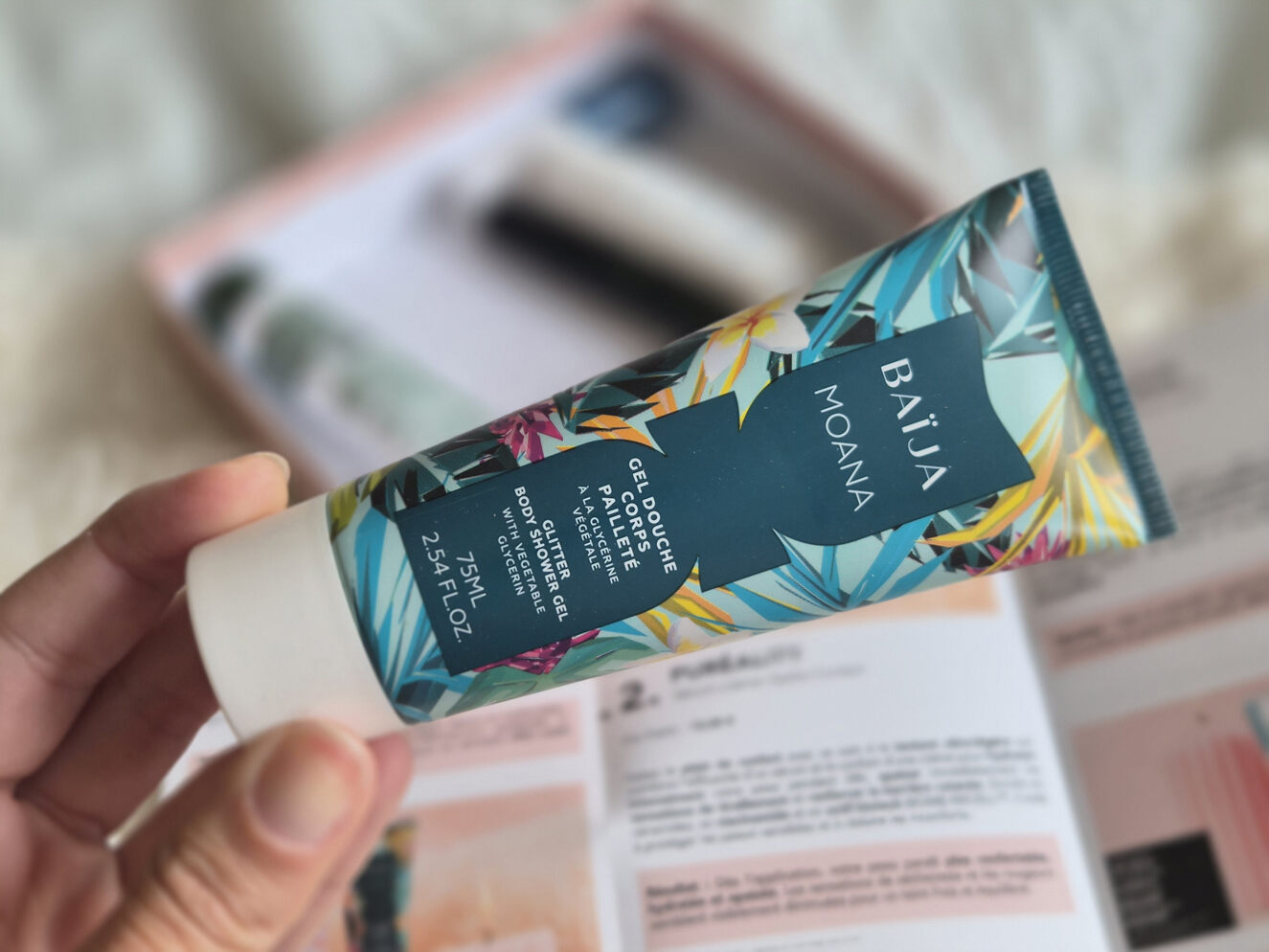 Contenu Prescription Lab octobre 2026 : gel douche Moana Baïja