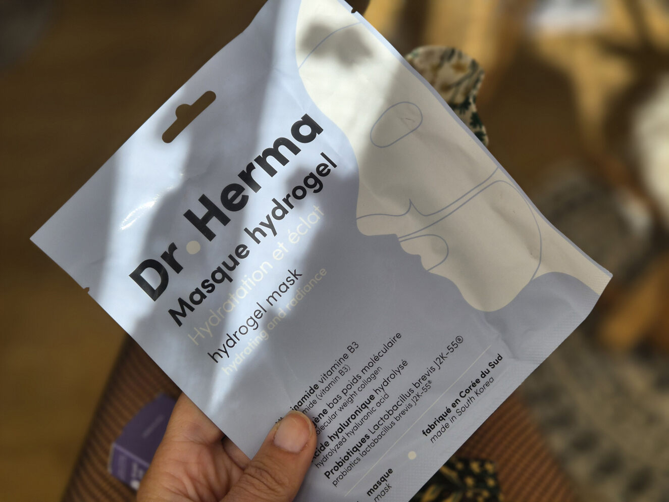 Masque hydrogel Dr Herma, My Little Box octobre 2026