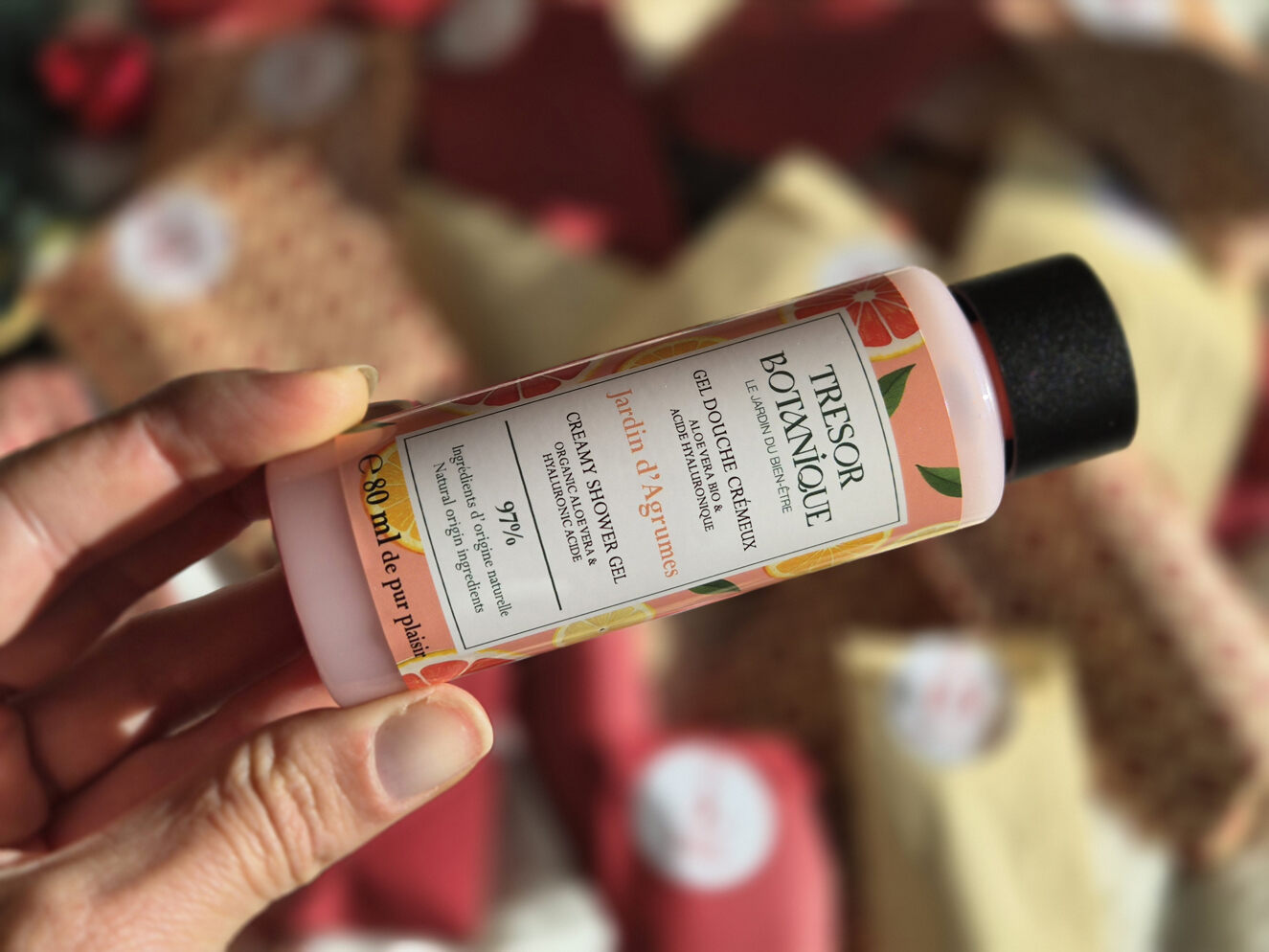 Calendrier de l'Avent Prescription Lab 2026 : gel douche crémeux Trésor Botanique