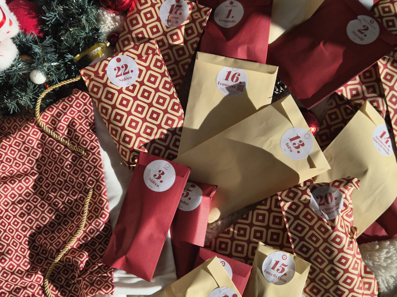 Calendrier de l'Avent Prescription Lab 2026 : pochettes surprises de la Merveilleuse Hotte de Noël