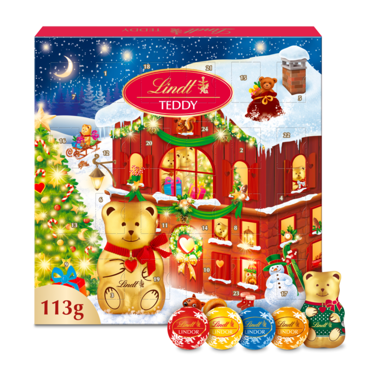 Calendrier de l’Avent Lindt Teddy 113 g 2026