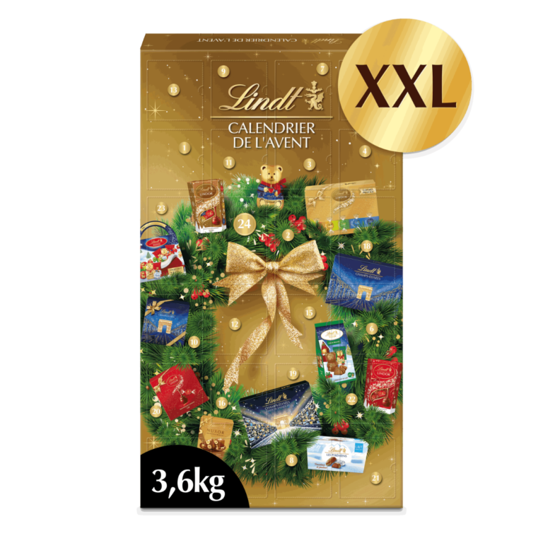 Calendrier de l’Avent Lindt XXL Assorti 3 663 g 2026