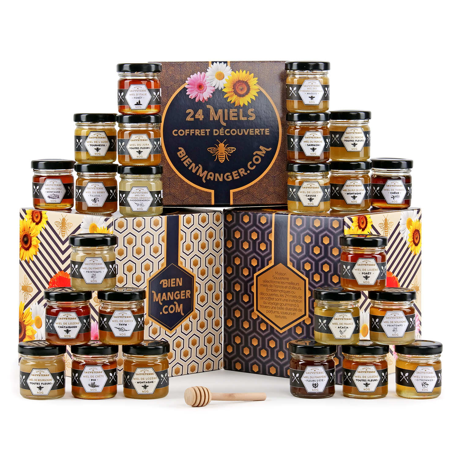 Calendrier de l’Avent Miel 24 pots 2026