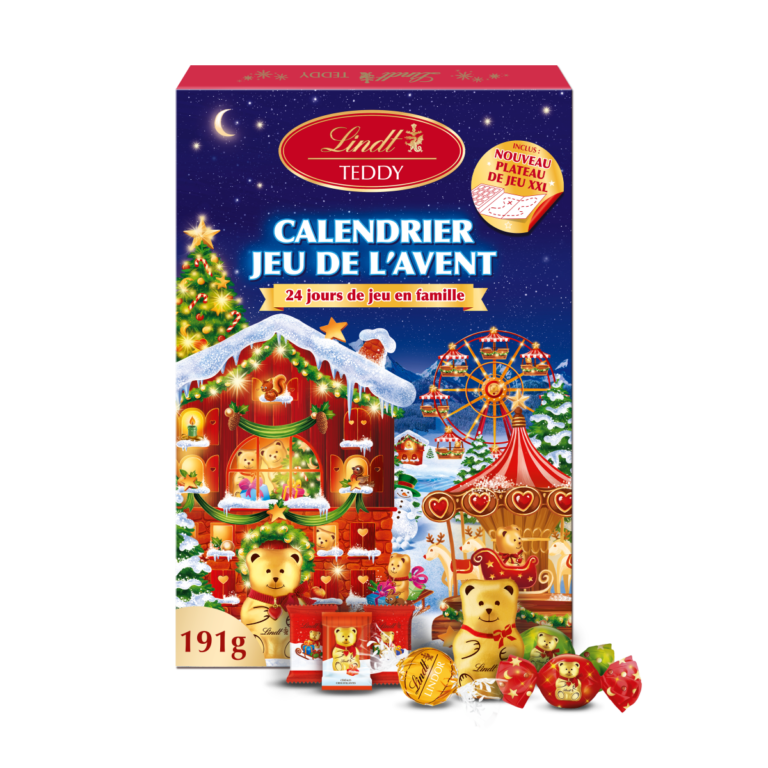 Calendrier de l’Avent Lindt Teddy Jeu 191 g 2026
