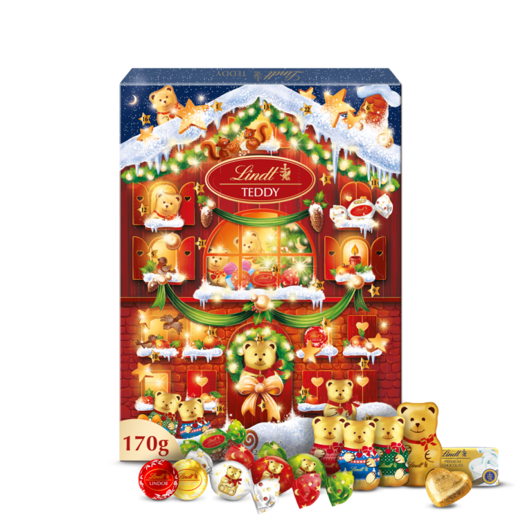 Calendrier de l’Avent Lindt Teddy Lait 170 g 2026