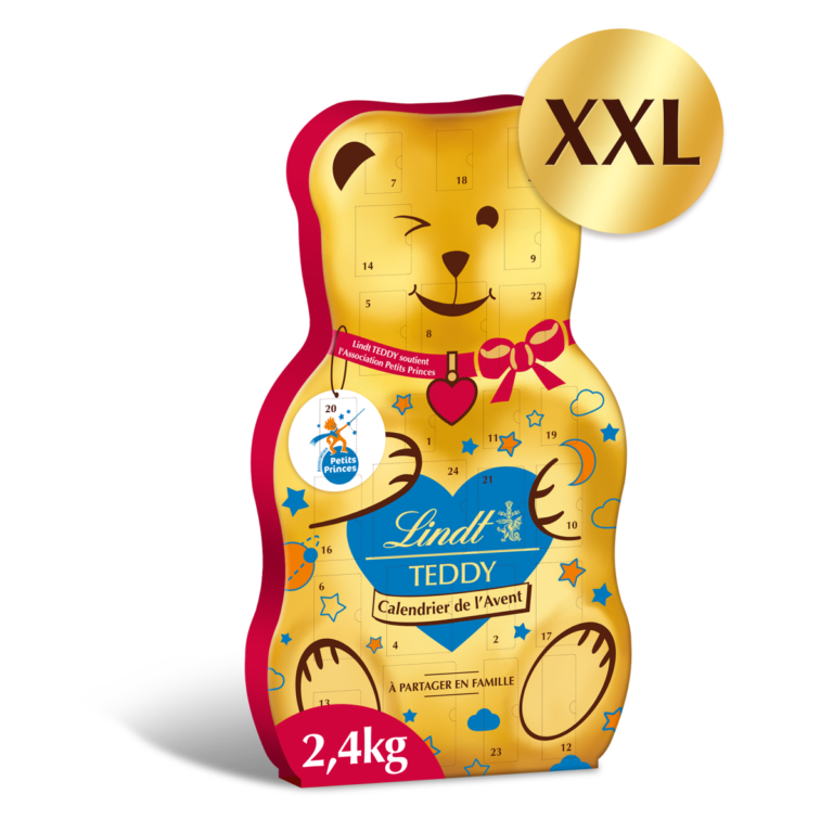 Calendrier de l’Avent Lindt XXL Teddy Petits Princes 2 377 g 2026