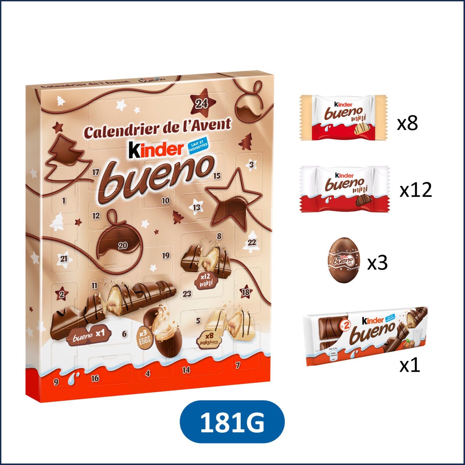Calendrier de l’Avent Kinder Bueno 2026