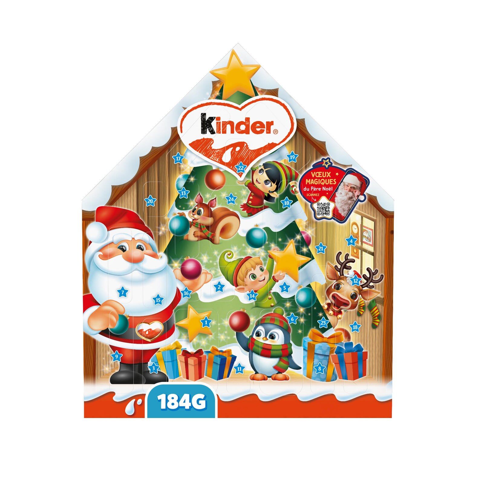Calendrier de l’Avent Kinder Chalet du Père Noël 2026