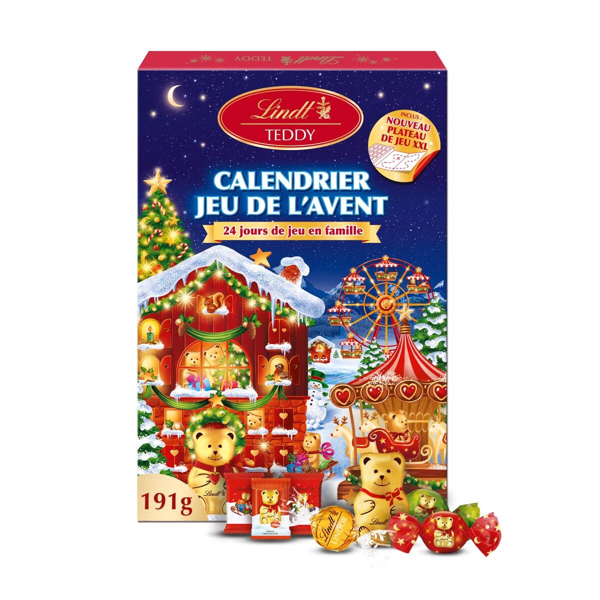 Calendrier Jeu de l’Avent Teddy de Lindt 2026