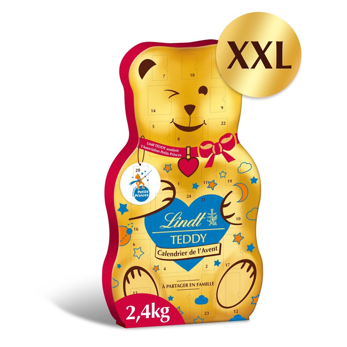 Calendrier de l’Avent XXL Teddy Petits Princes de Lindt 2026