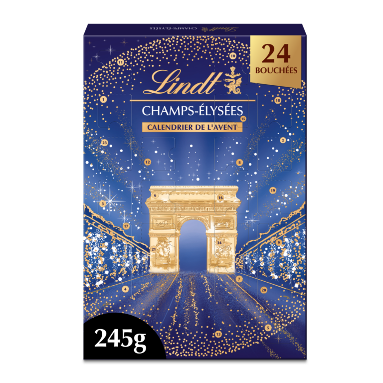 Calendrier de l’Avent Lindt Champs-Élysées Assorti 245 g 2026