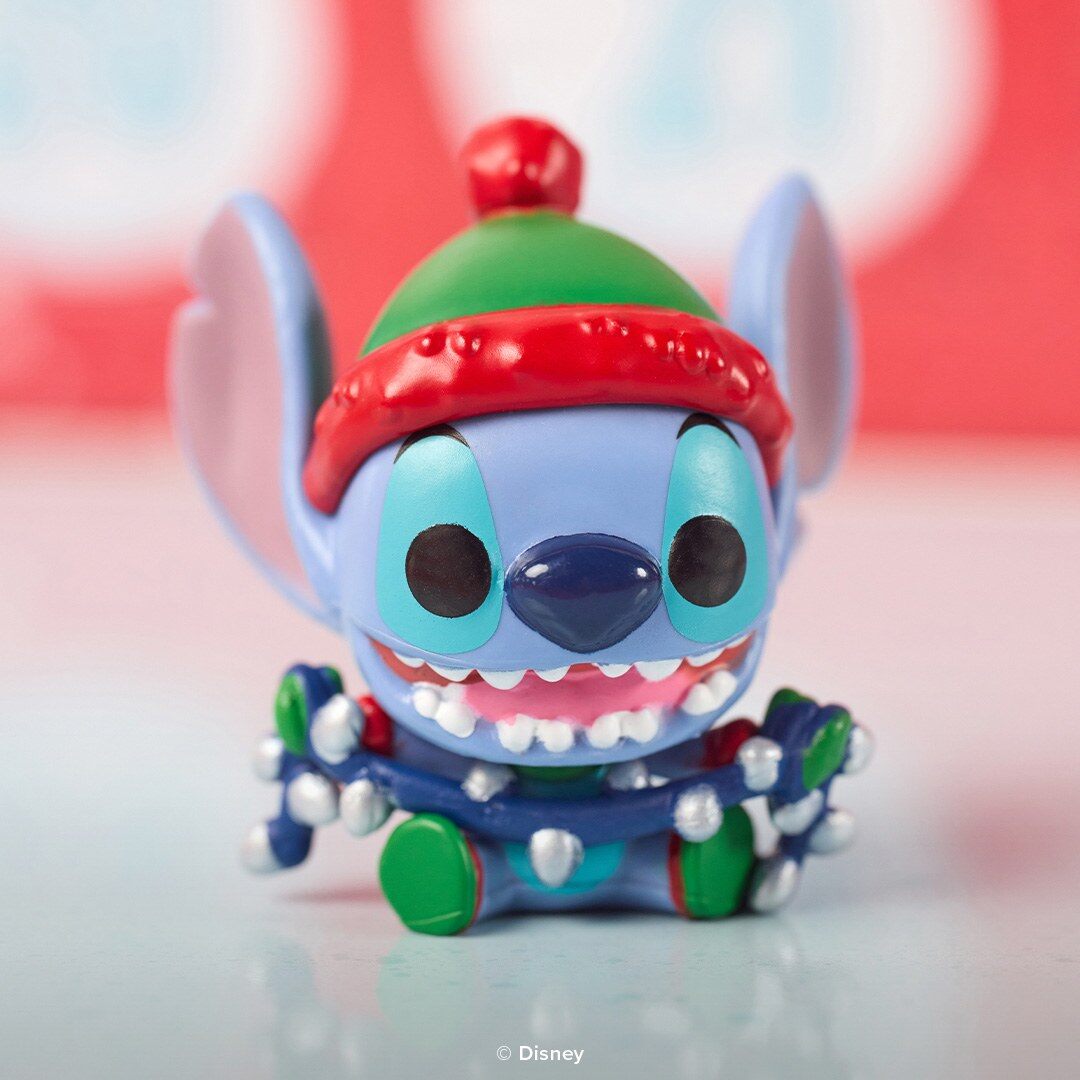 Stitch en tenue de Noël, figurine Pocket Pop! du calendrier de l’Avent Disney 2026