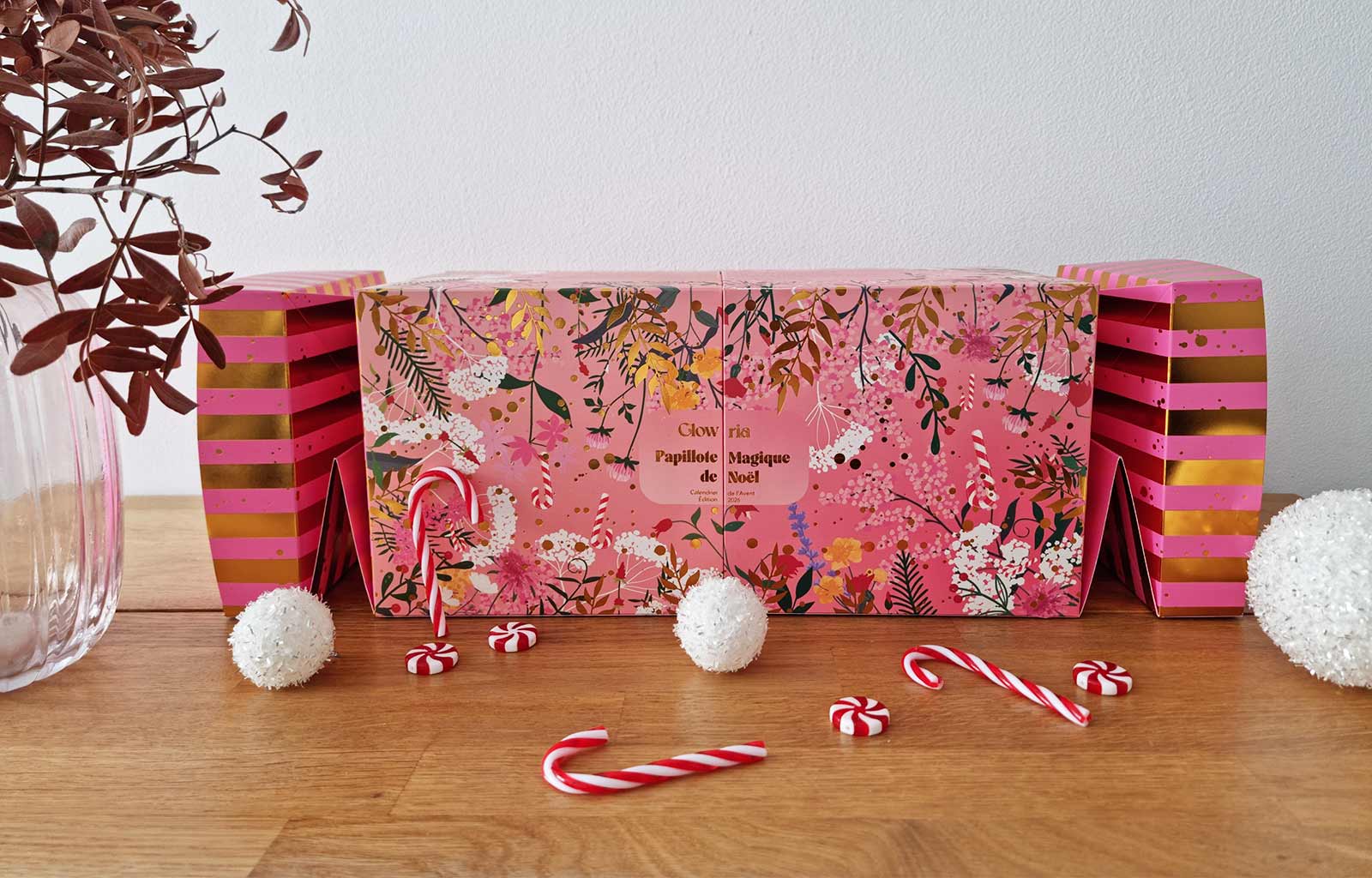 Glowria - Calendrier de l'Avent Papillote magique de Noël