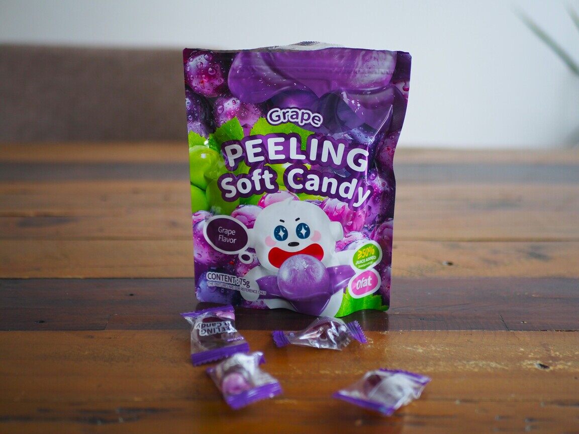 Japanime Box octobre 2026 : bonbons Cokoc Peeling Soft Candy au raisin
