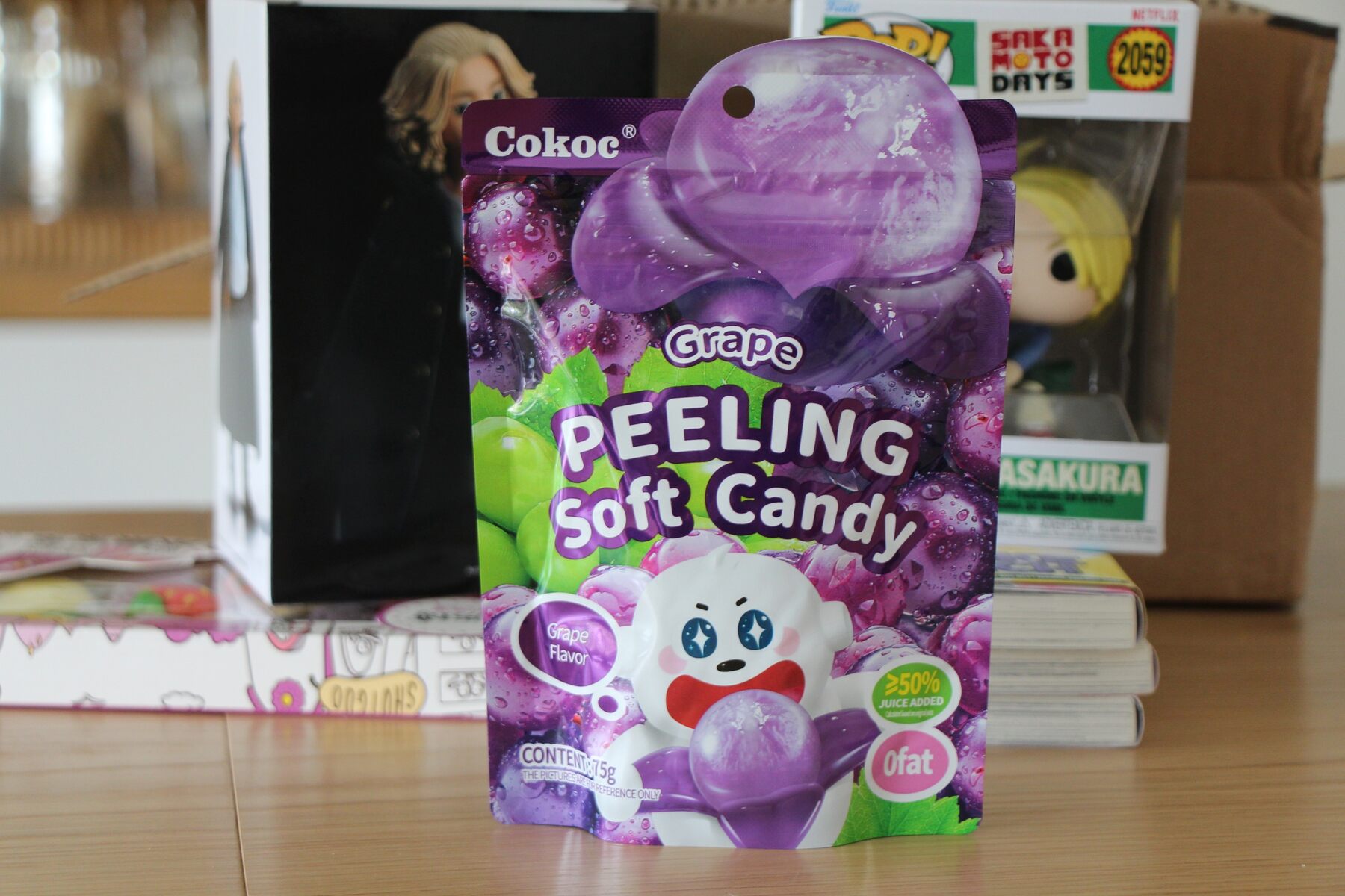 MangaBox octobre 2026 : Peeling Soft Candy au raisin