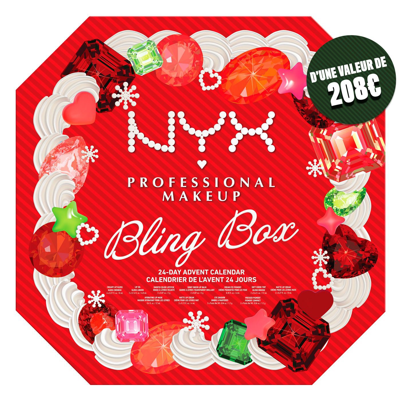 Calendrier de l’Avent NYX Bling The Halls 2026