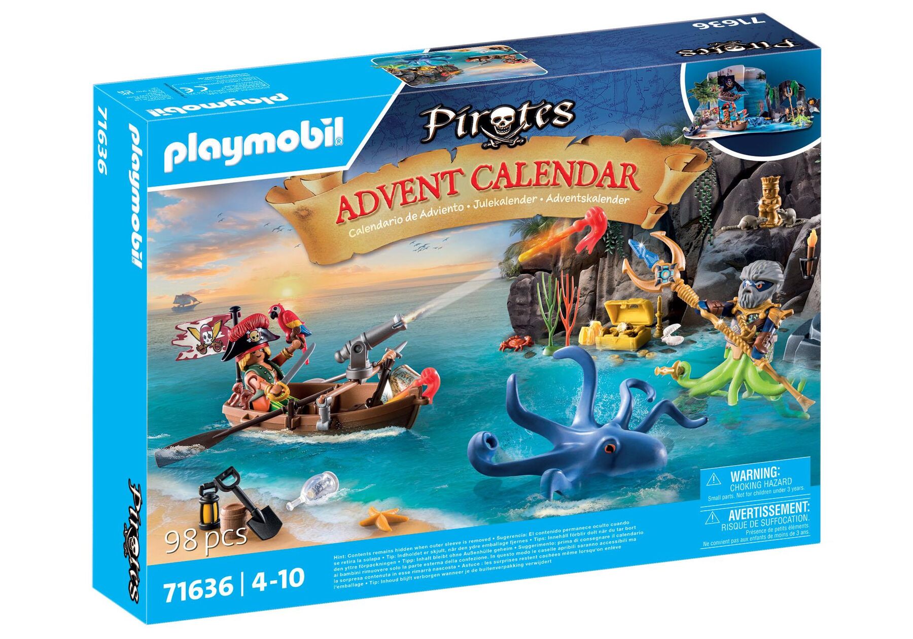 Calendrier de l’Avent Playmobil Pirates 2026
